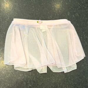 Danskin Light Pink Tulle Dance / Ballet / Tap / Jazz Skirt - Size XS (4-5)